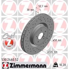 Bremsscheibe für SUBARU von ZIMMERMANN