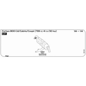 Endschalldämpfer 53613 für VOLVO