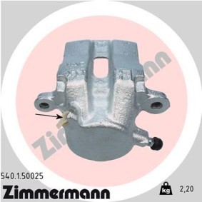 Kjøp Bremsecaliper av ZIMMERMANN 540.1.50025 til den lave prisen 1718,79 NOK