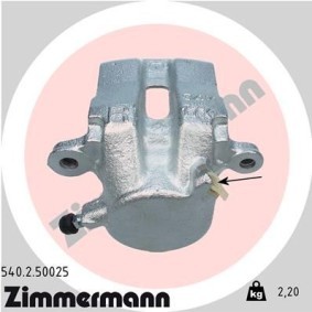 Kjøp Bremsecaliper av ZIMMERMANN 540.2.50025 til den lave prisen 1718,79 NOK