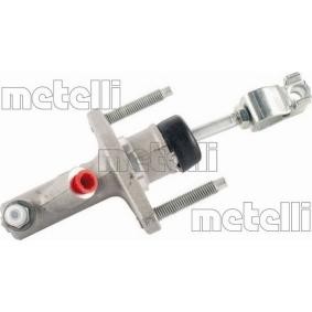 Kjøp Hovedsylinder, clutch av METELLI 55-0141 til den lave prisen 988,80 NOK