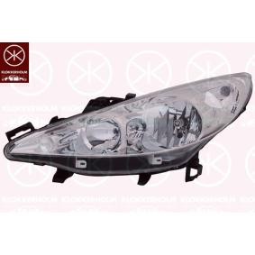 Compre Faros de KLOKKERHOLM online para 207 SW Furgoneta / Familiar (WK) a precios moderados