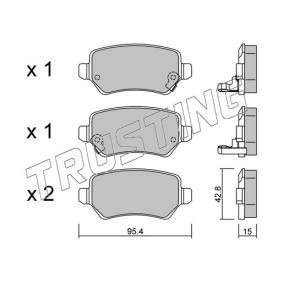 Acquista Kit pastiglie freni da TRUSTING 558.0 a buon mercato per soli 52,00 €