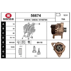 Köp Generator av EAI 56674 till det låga priset 1578,28 kr