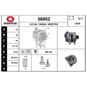 Köp Generator av EAI 56802 till det låga priset 2150,57 kr
