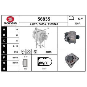 Köp Generator av EAI 56835 till det låga priset 2487,93 kr