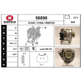 DACIA Lichtmaschine von EAI