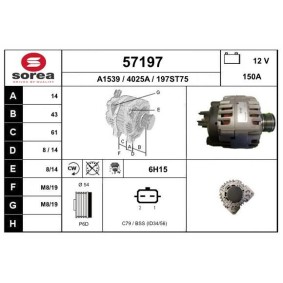 Lichtmaschine von EAI 57197