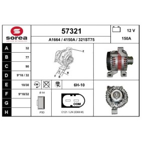 Lichtmaschine von EAI 57321