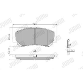 Acquista Kit pastiglie freni da JURID 573619J a buon mercato per soli 32,05 €