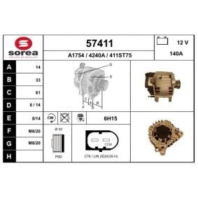 Köp Generator av EAI 57411 till det låga priset 2825,17 kr