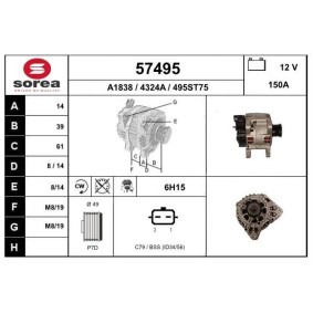 Lichtmaschine von EAI 57495