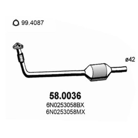 Acquista Catalizzatore da ASSO 58.0036 a buon mercato per soli 278,15 €