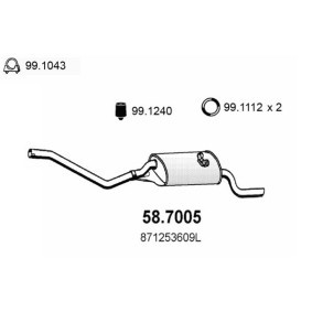 Acquista Marmitta da ASSO 58.7005 a buon mercato per soli 133,02 €