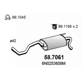 Acquista Marmitta da ASSO 58.7061 a buon mercato per soli 110,09 €