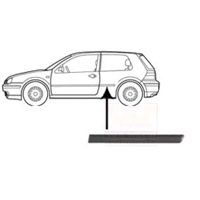 Comprar Listón embellecedor / protector, panel lateral de VAN WEZEL 5888429 a bajo precio de 21,93 €