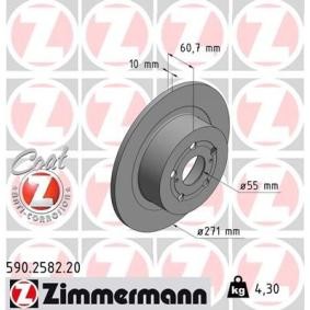 Bremsscheibe 590.2582.20 von ZIMMERMANN günstig für 44,38 € online kaufen