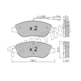 Bremsbeläge 593.1 für DELTA III (844) für 97,93 CHF