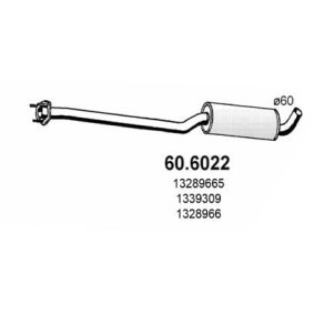 Mittelschalldämpfer 60.6022