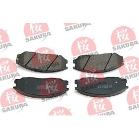 Achetez des Plaquettes de frein SAKURA 600-05-4770 à prix pour 28,41 €