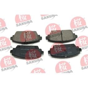 Acquista Kit pastiglie freni da SAKURA 600-10-4187 a buon mercato per soli 32,25 €