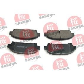 Acquista Kit pastiglie freni da SAKURA 600-20-3845 a buon mercato per soli 19,88 €