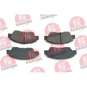 Acquista Kit pastiglie freni da SAKURA 600-40-6645 a buon mercato per soli 21,81 €