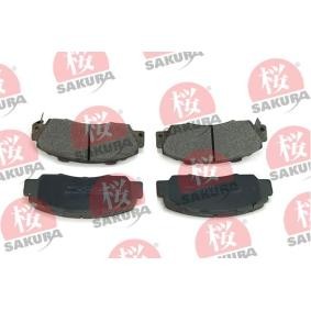 Acquista Kit pastiglie freni da SAKURA 600-40-6686 a buon mercato per soli 19,74 €