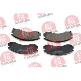 Köp Bromsbelägg av SAKURA 600-50-4280 till det låga priset 366,38 kr