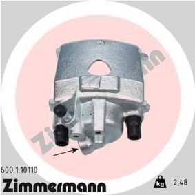 Kjøp Bremsecaliper av ZIMMERMANN 600.1.10110 til den lave prisen 1322,19 NOK