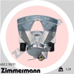 Kjøp Bremsecaliper av ZIMMERMANN 600.2.10071 til den lave prisen 1650,07 NOK