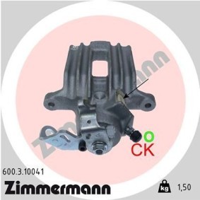 Kjøp Bremsecaliper av ZIMMERMANN 600.3.10041 til den lave prisen 1479,36 NOK