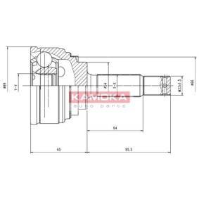 Acquista Kit giunti semiasse da KAMOKA 6618 a buon mercato per soli 17,90 €