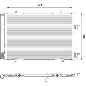 Klimakondensator 814406 von VALEO günstig für 127,77 € online kaufen