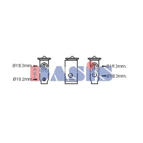Comprar Válvula de expansión, aire acondicionado de AKS DASIS 840328N a bajo precio de 67,63 €