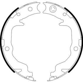 Comprar Zapata de freno de mano de HELLA 8DA 355 050-871 a bajo precio de 37,60 €