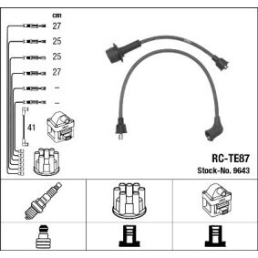 Compre Cabos de velas de NGK online para HIACE II Caixa (LH5_, YH7_, LH7_, LH6_, YH6_, YH5_) a preços moderados