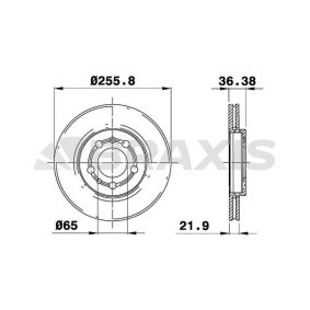 Acquista Disco freno da BRAXIS AE0001 a buon mercato per soli 49,24 €