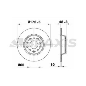 Acquista Disco freno da BRAXIS AE0071 a buon mercato per soli 43,07 €