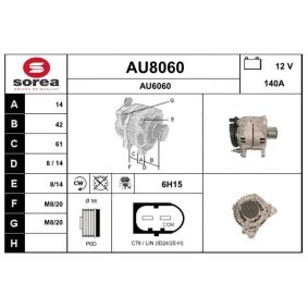 Køb Generator af SNRA AU8060 til den lave pris 1890,67 DKK