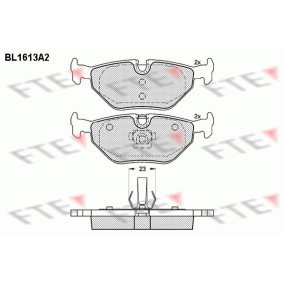 Bremsbeläge BL1613A2 von FTE günstig für 22,54 € online kaufen