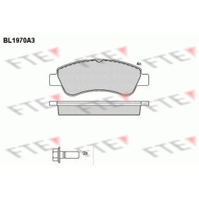 Bremsbeläge BL1970A3 von FTE günstig für 42,38 € online kaufen
