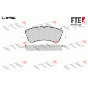 Bremsbeläge BL1970B3 von FTE günstig für 38,42 € online kaufen