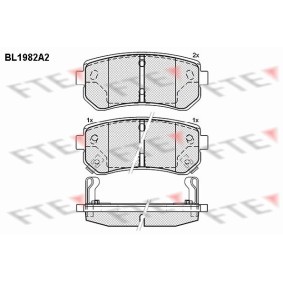 Bremsbeläge BL1982A2 von FTE günstig für 26,57 € online kaufen