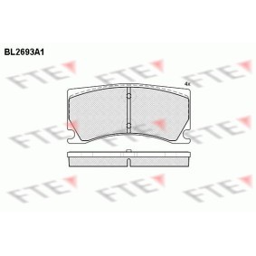 Bremsbeläge BL2693A1 von FTE günstig für 40,57 € online kaufen