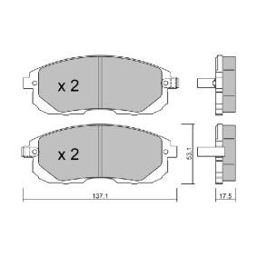 Bremsbeläge BPNI-1005 von AISIN günstig für 37,16 € online kaufen