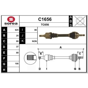 Antriebswelle C1656 von SNRA günstig für 166,68 € online kaufen