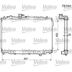 Achetez des Radiateur du moteur VALEO 731141 à prix pour 313,75 €