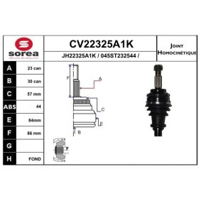 Gelenksatz, Antriebswelle CV22325A1K von EAI günstig für 53,10 € online kaufen