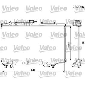 Achetez des Radiateur du moteur VALEO 732326 à prix pour 105,18 €